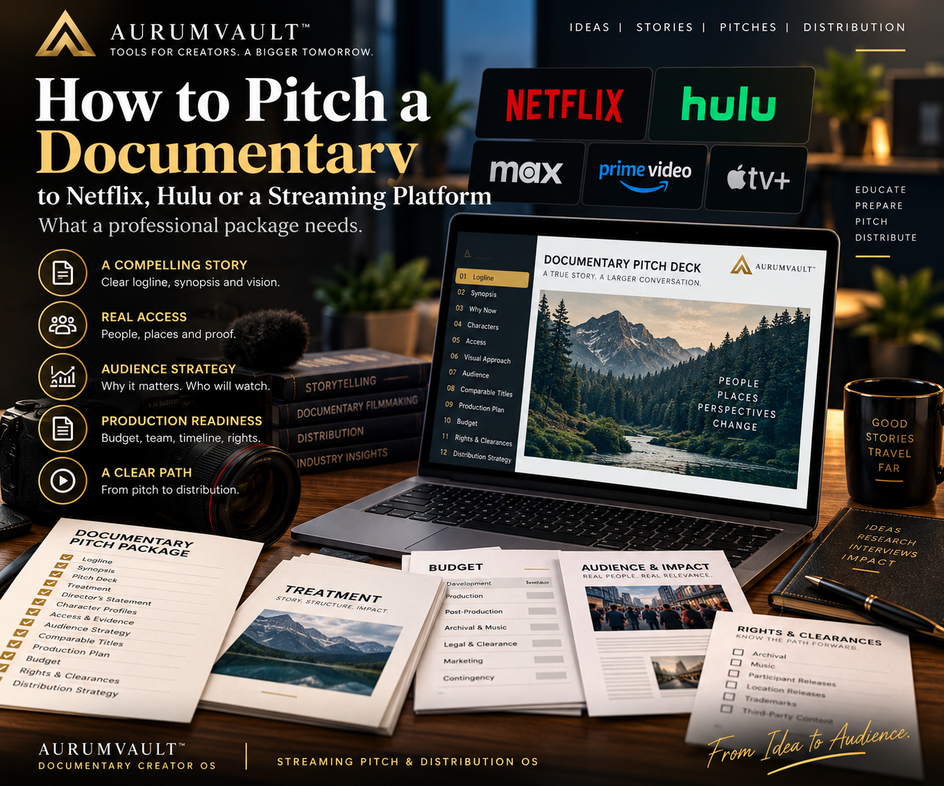 How to Pitch a Documentary to Netflix, Hulu or a Streaming Platform