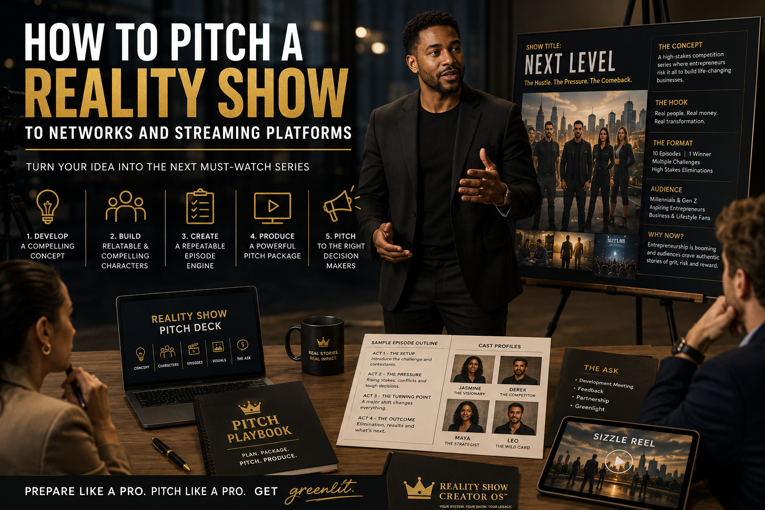 How to Pitch a Reality Show to Networks and Streaming Platforms
