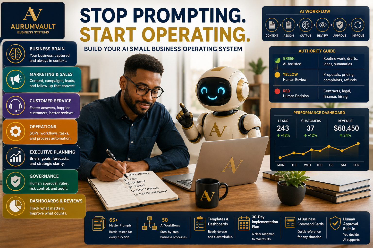 How to Use AI in a Small Business: Build a Real Operating System