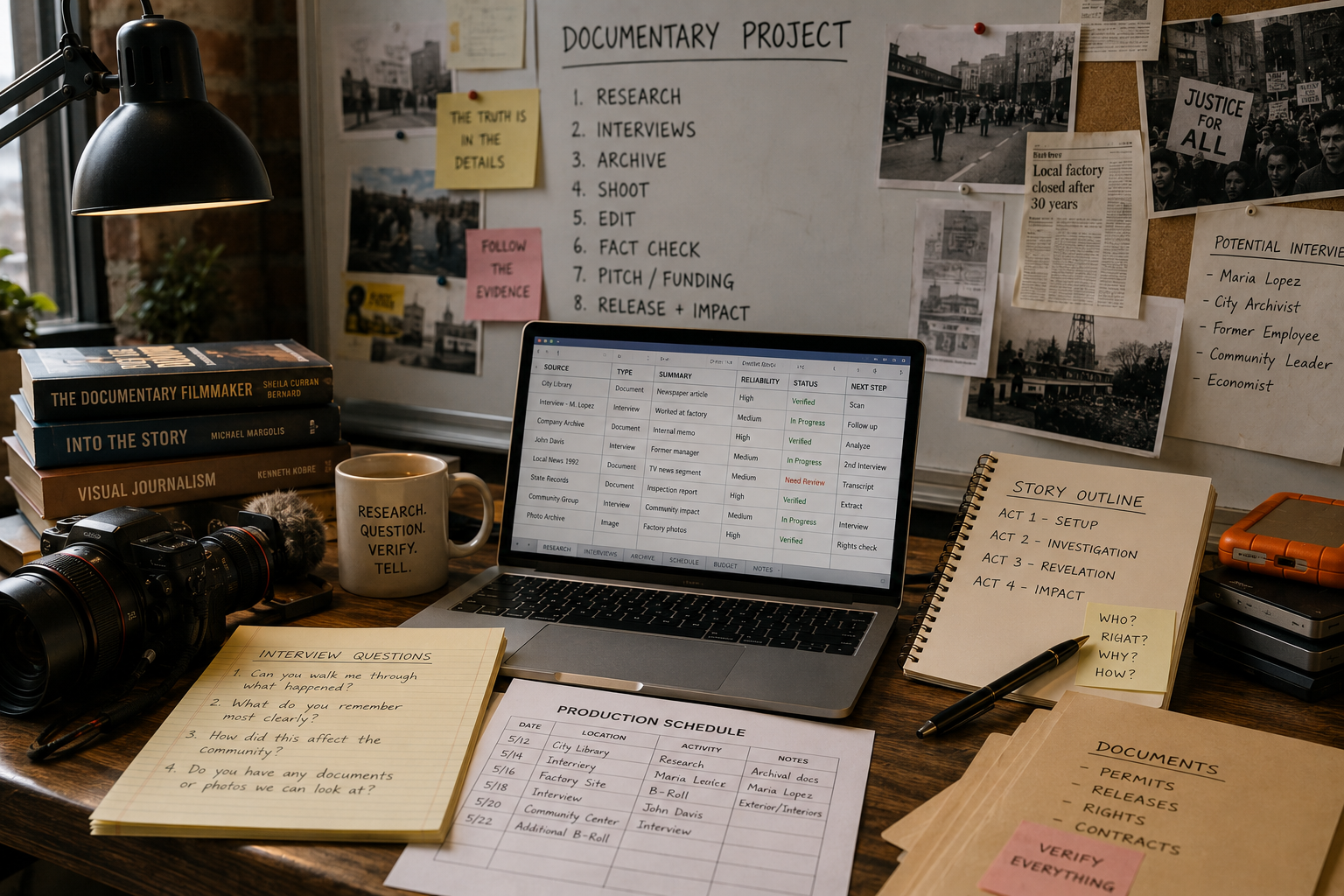 How to Make a Documentary: From Research to Release