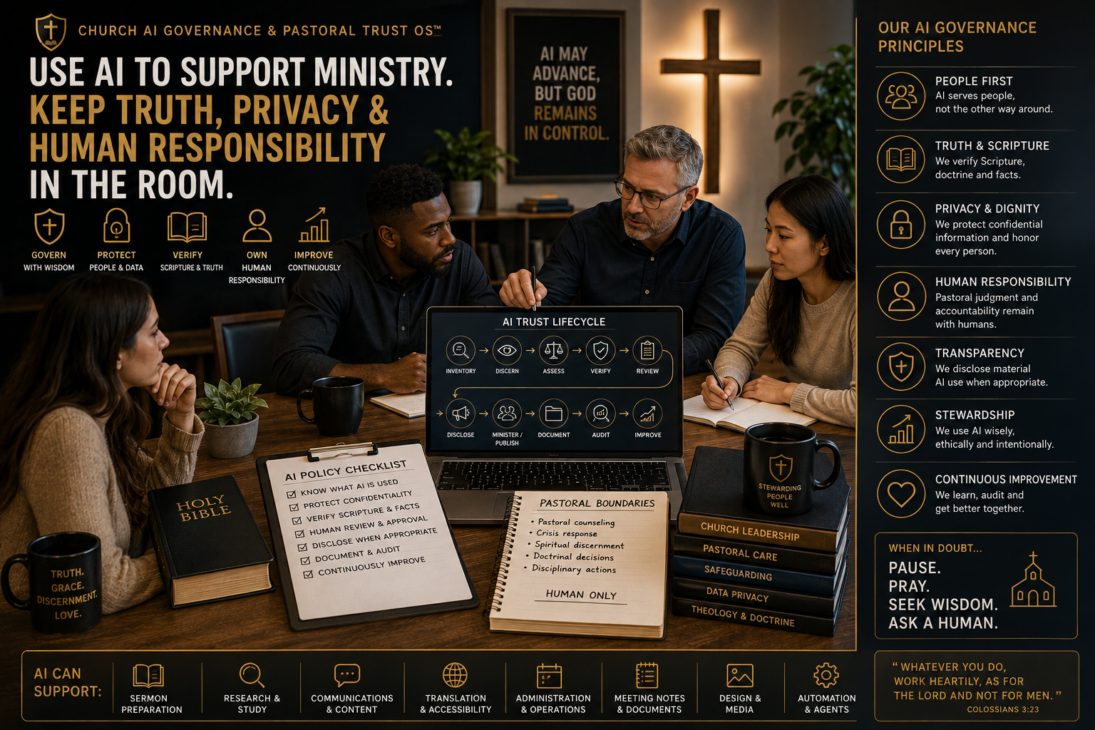 AI Policy for Churches: A Practical Governance Guide