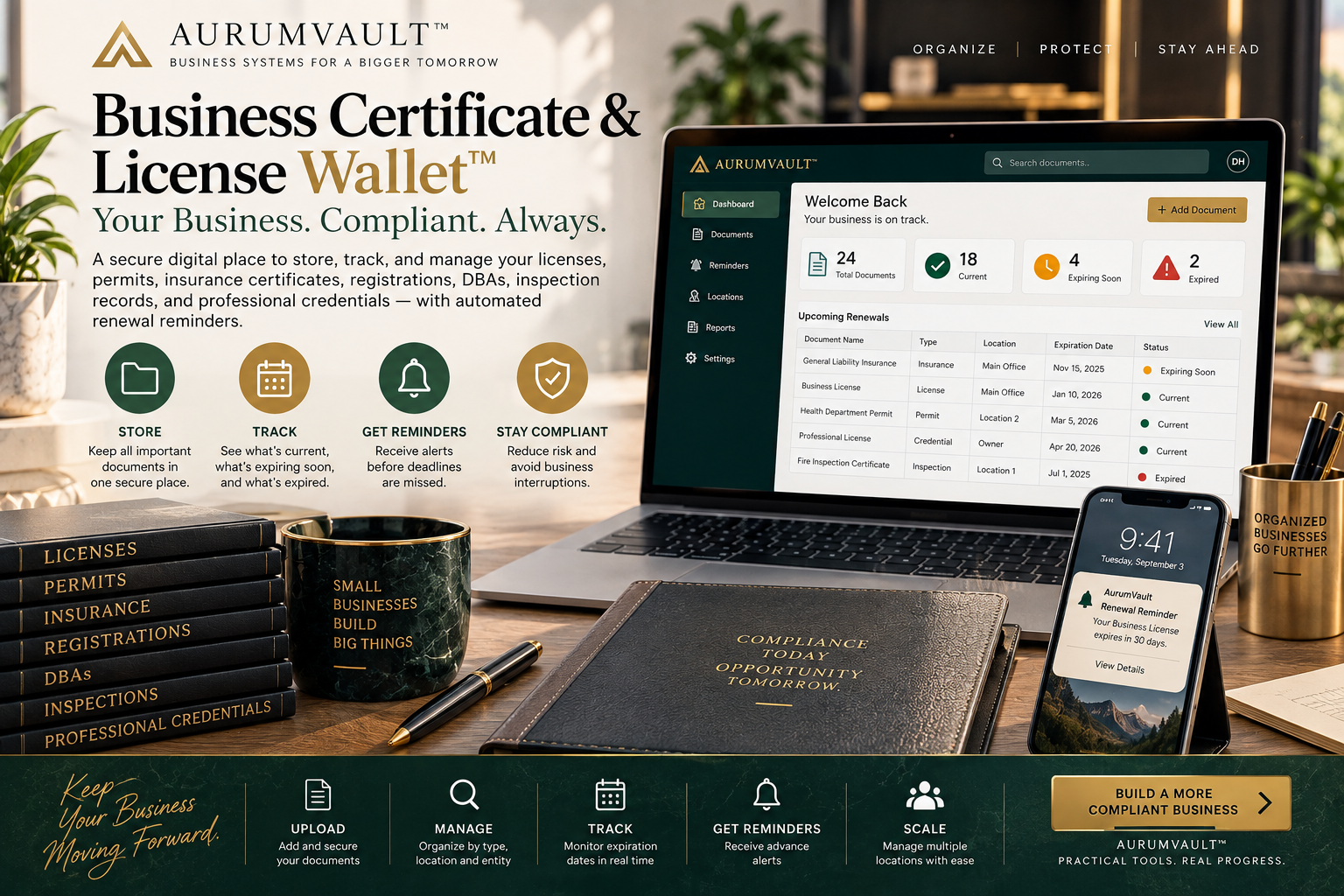 Business License & Certificate Tracking: How to Prevent Missed Renewals