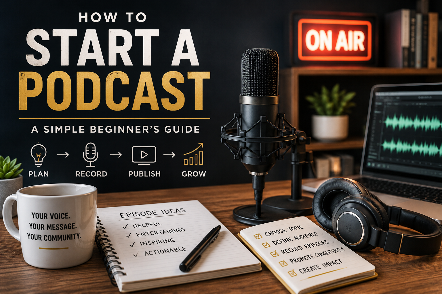 How to Start a Podcast: Beginner's Guide | AurumVault