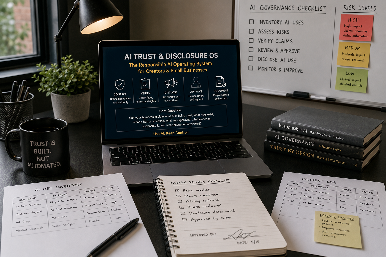 Responsible AI for Small Business: A Practical Trust Framework