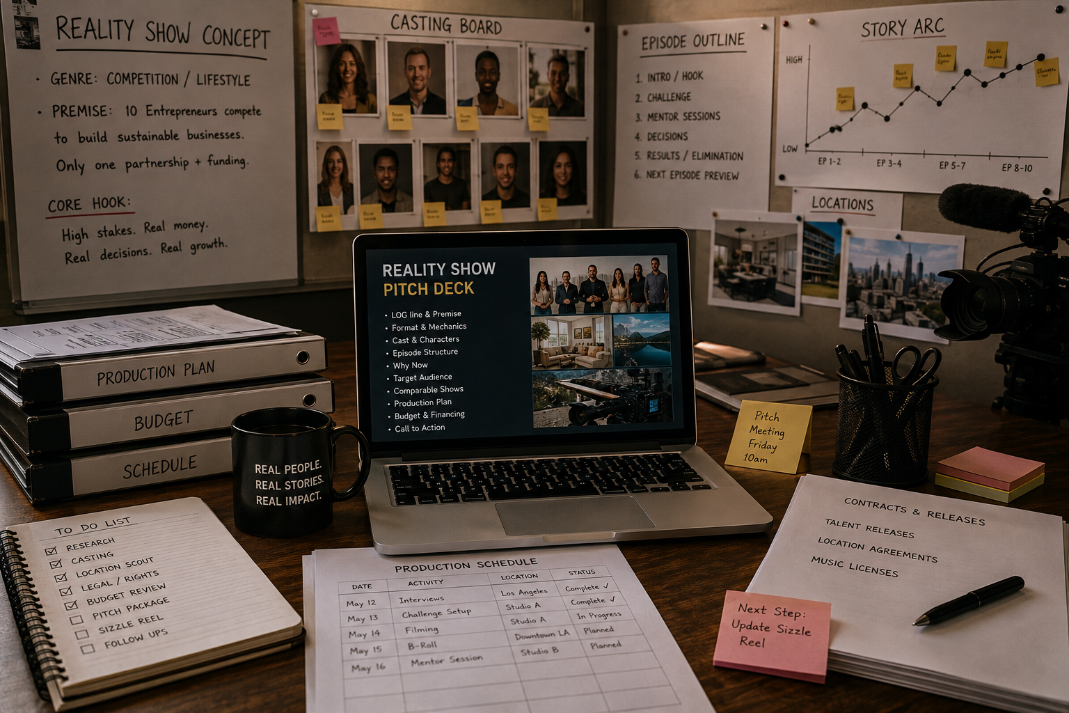 How to Create a Reality Show: From Idea to Pitch