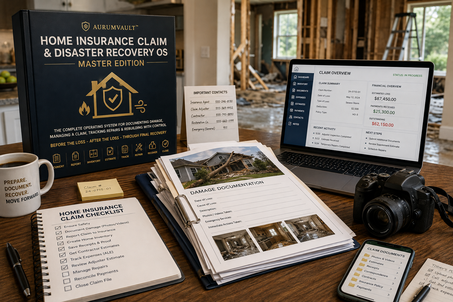 Home Insurance Claim Checklist After a Disaster