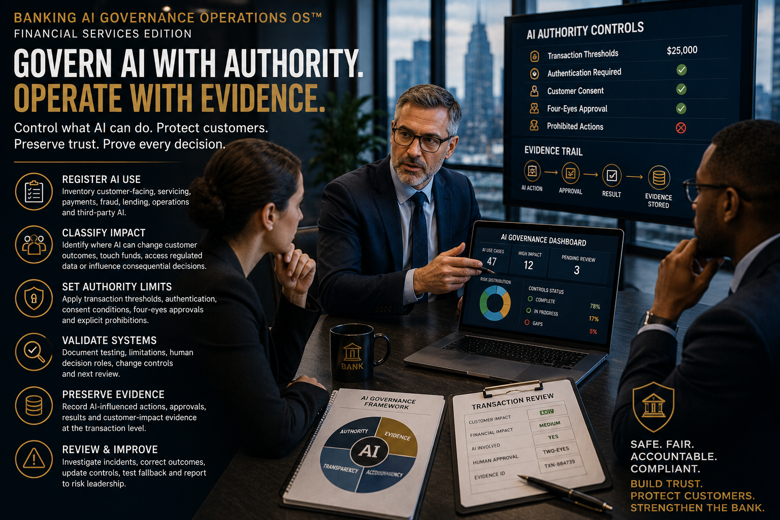 AI Governance in Banking: A Practical Operations Framework