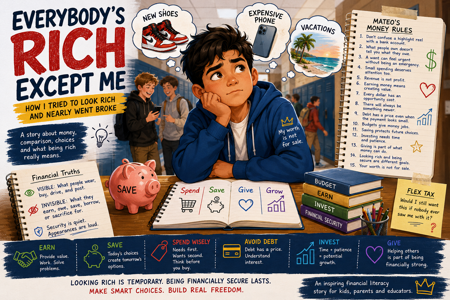 Financial Literacy for Kids: What Everybody's Rich Except Me Teaches About Money
