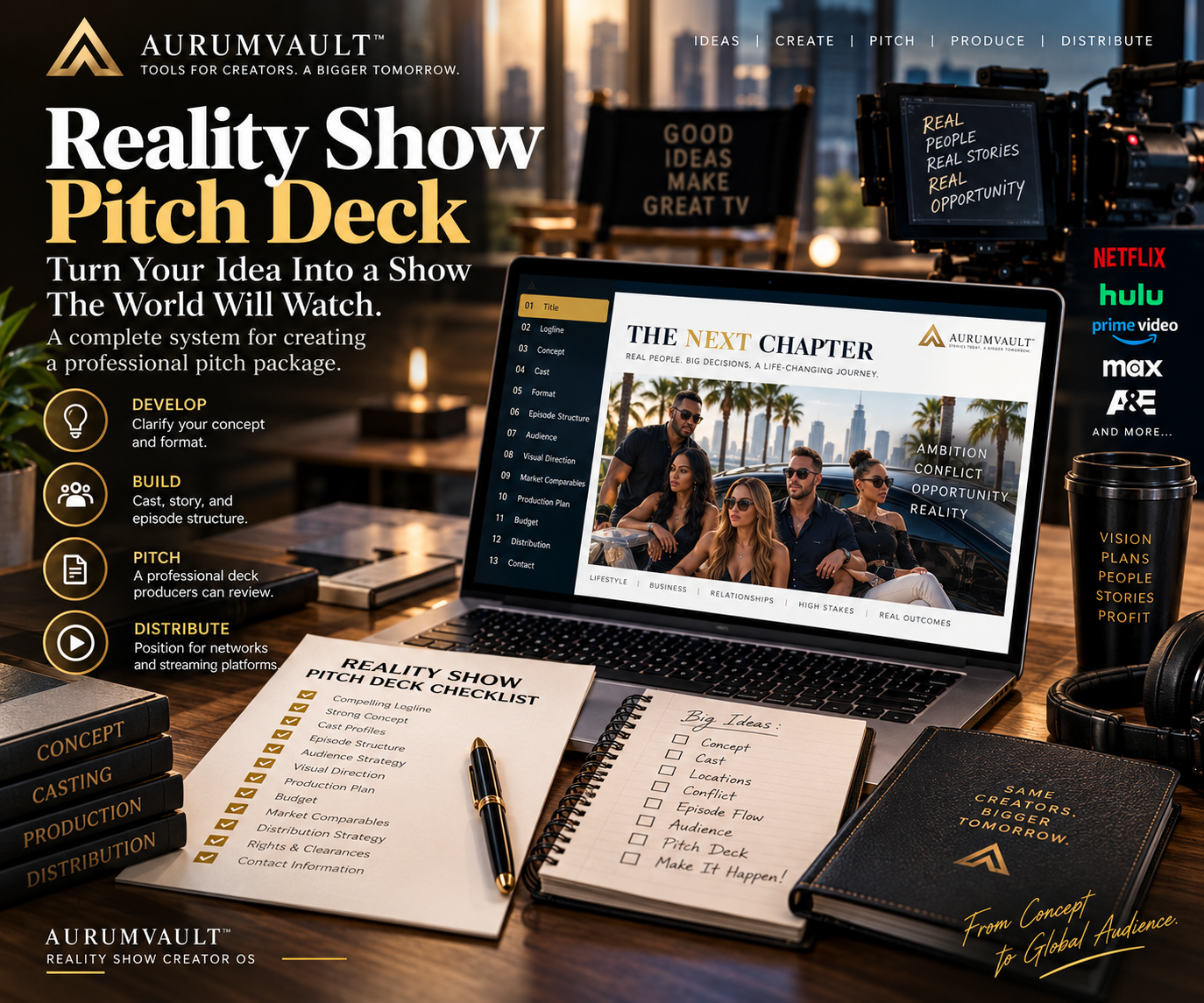 Reality Show Pitch Deck Checklist: What Producers Expect