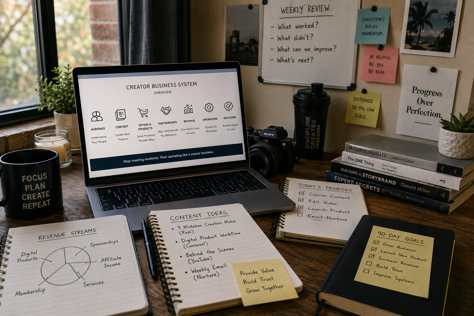 How to Turn Content Creation Into a Real Business: A Digital Creator Operating System