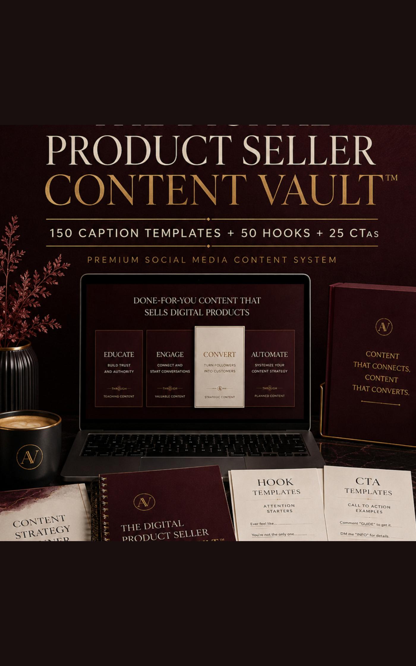 The Digital Product Seller Content Vault