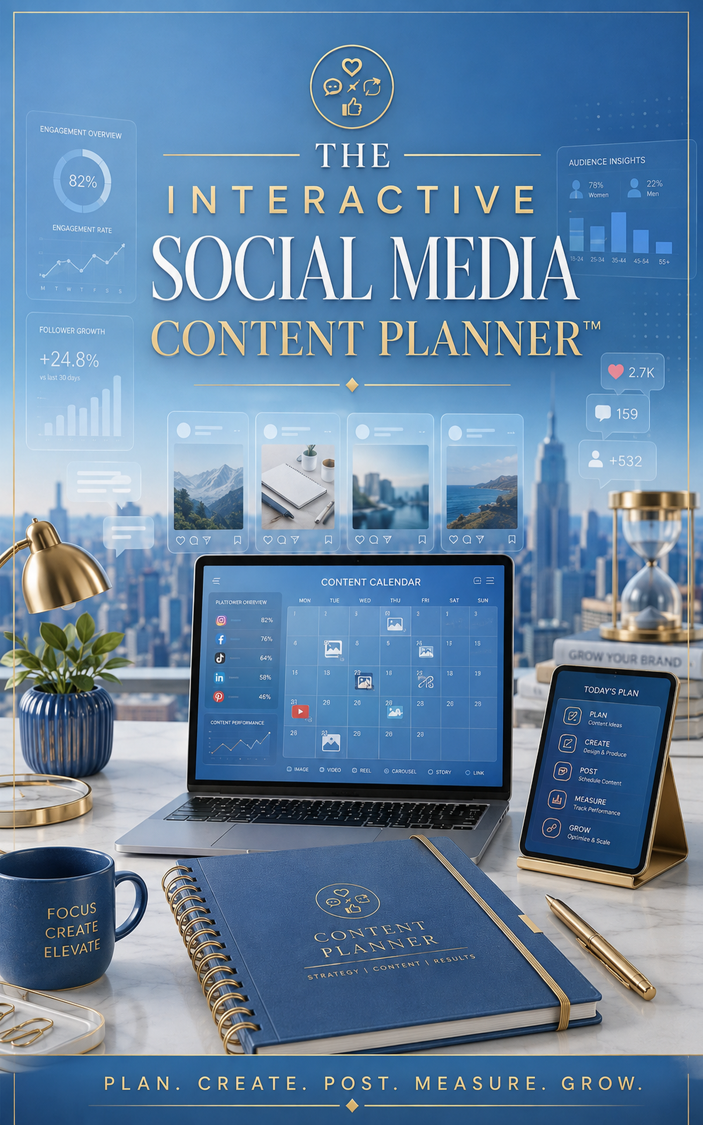 The Interactive Social Media Content Planner