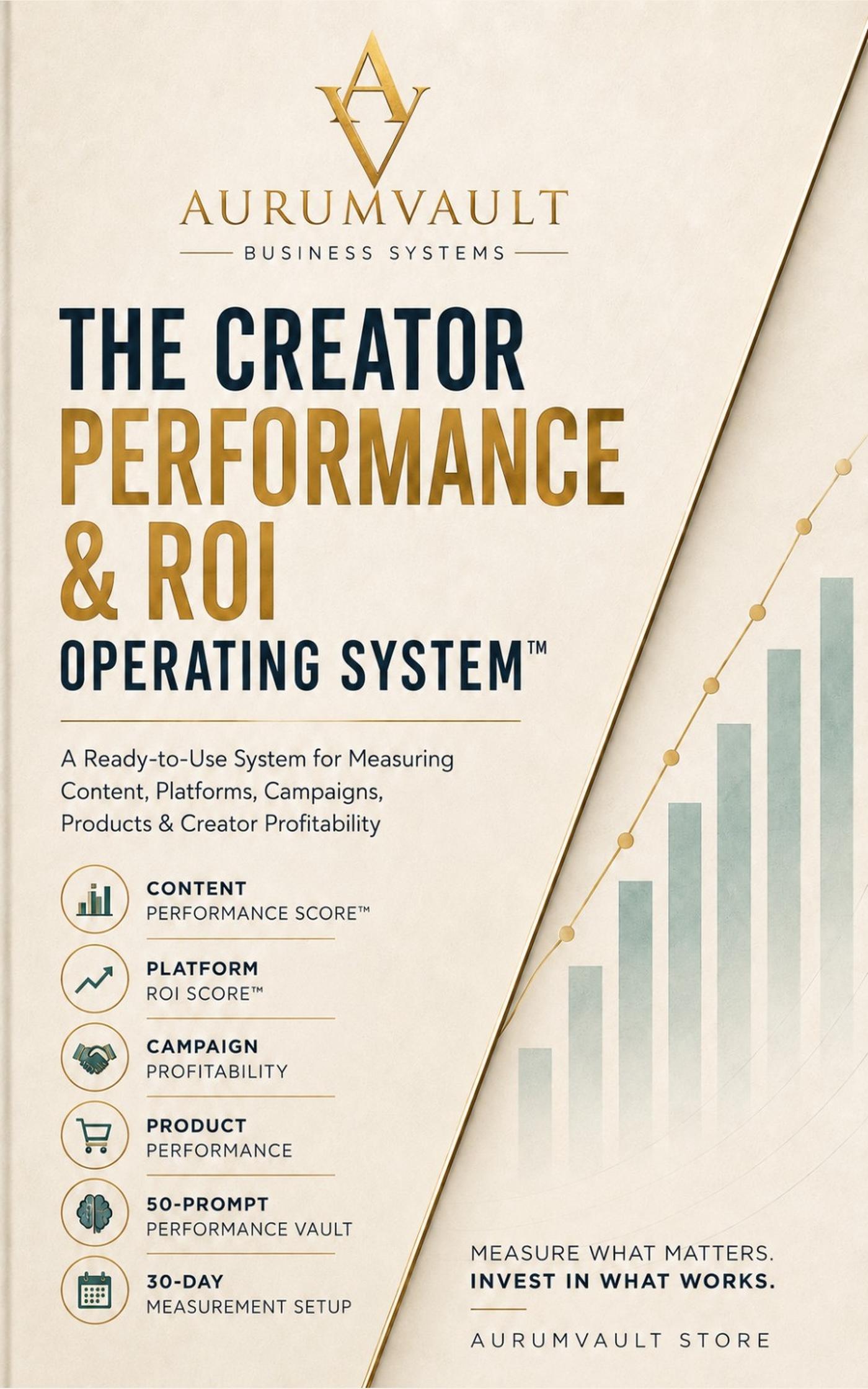 The Creator Performance & ROI Operating System