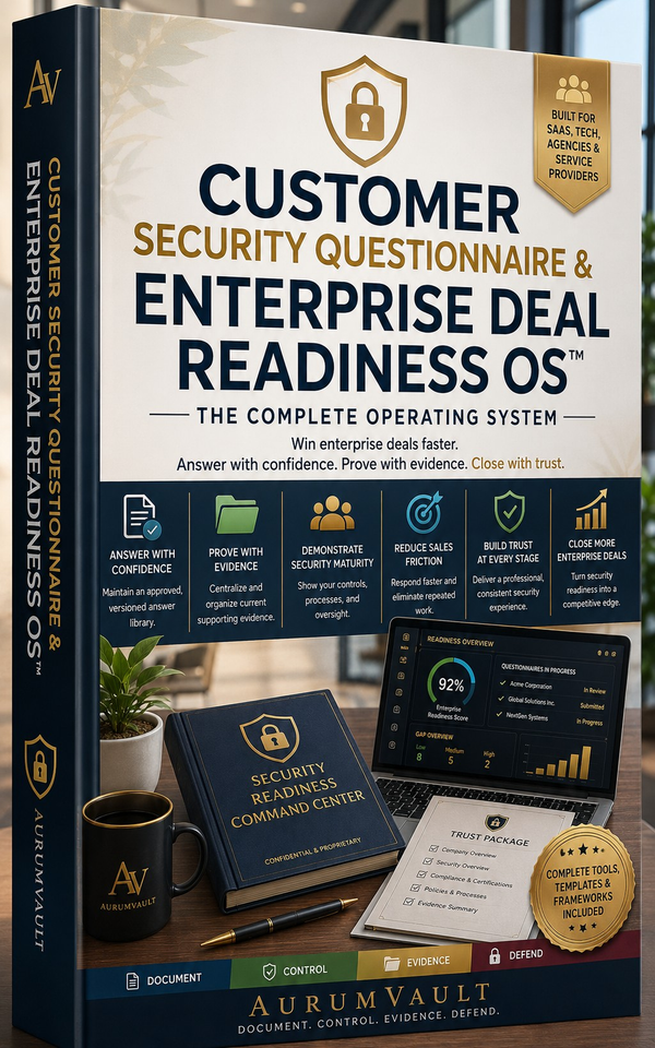 Customer Security Questionnaire & Enterprise Deal Readiness OS™