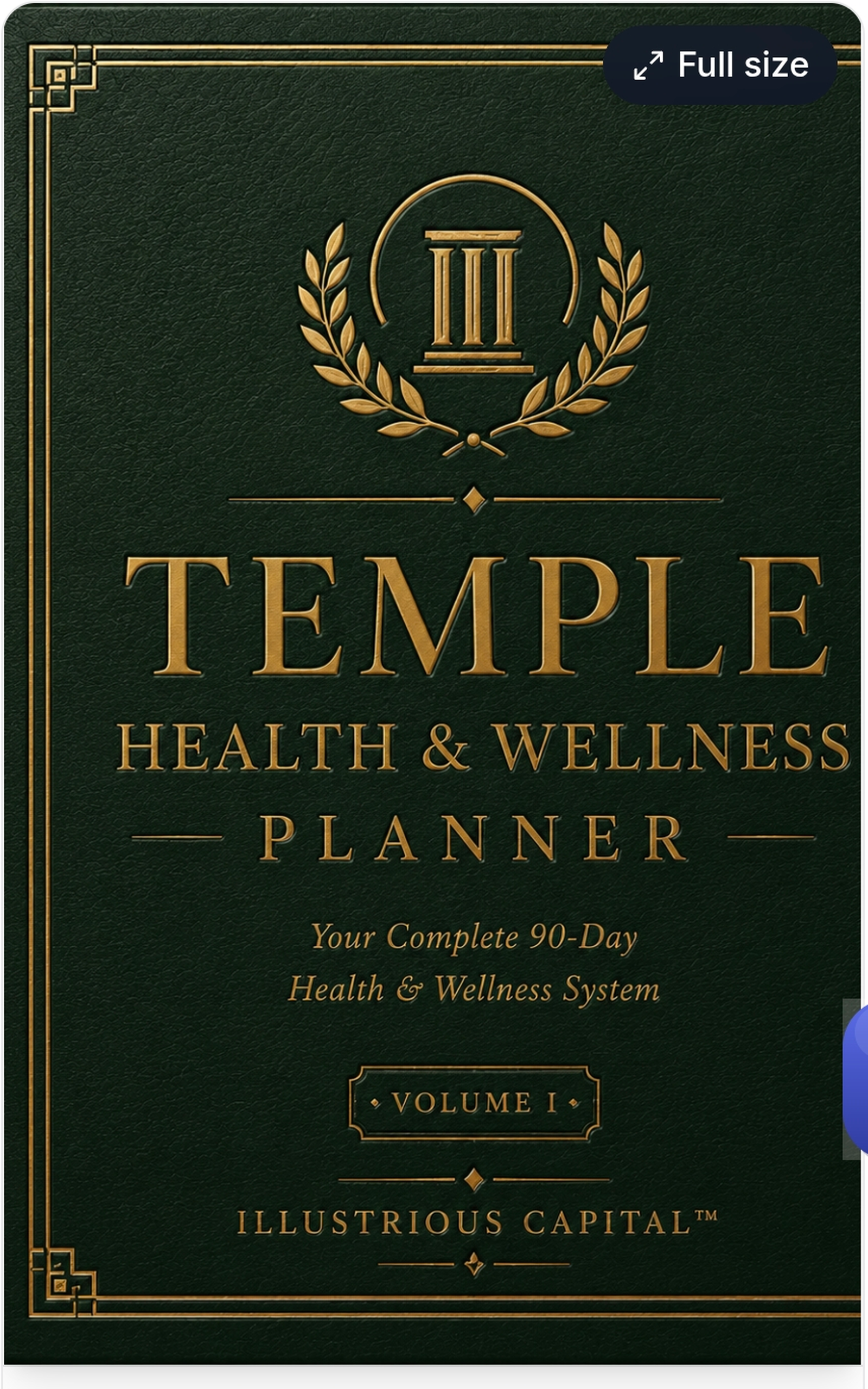 Temple Health & Wellness Planner